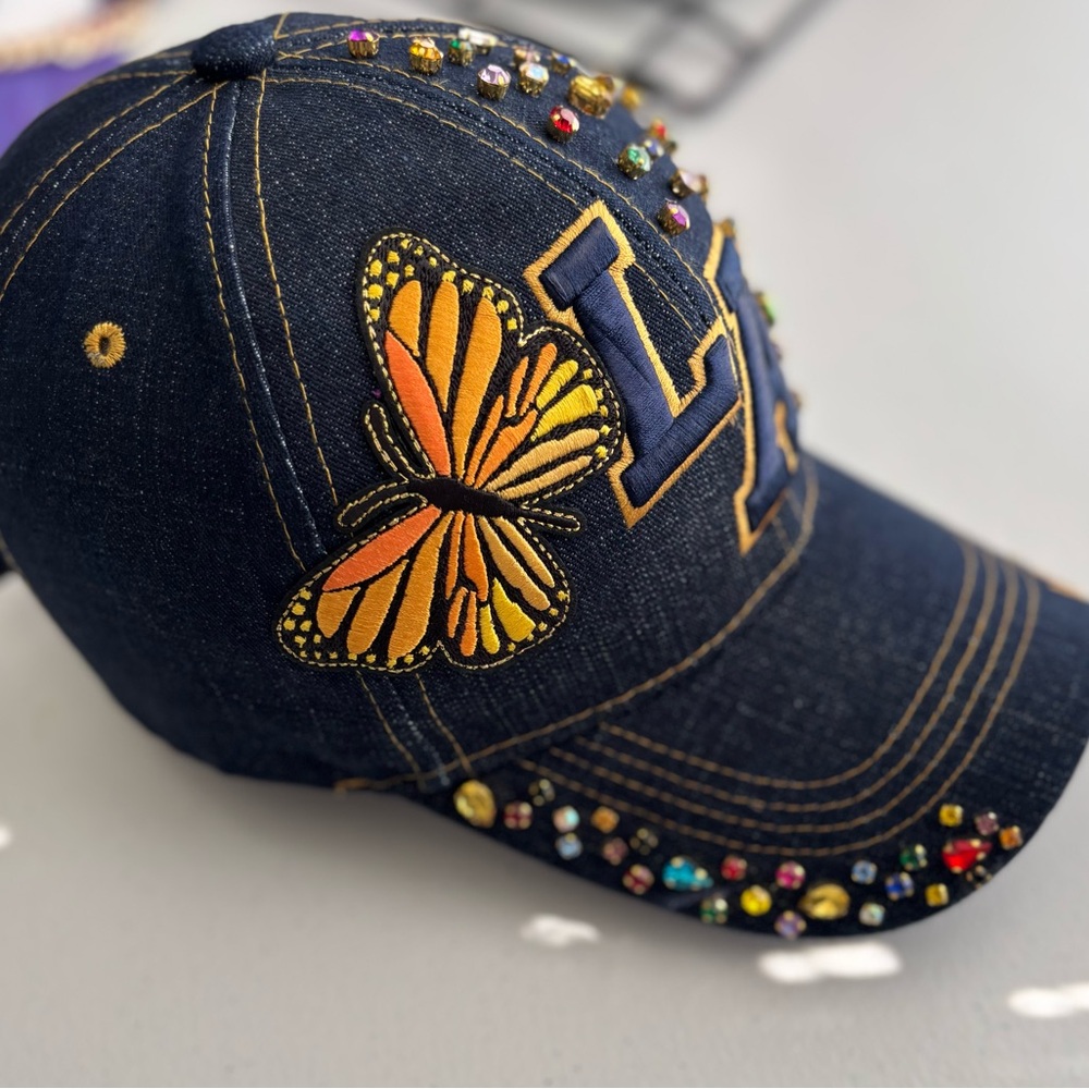 Colorful Embellished Cap - Picture 3 of 4
